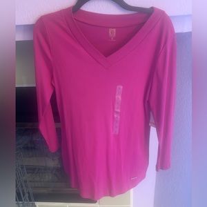 💞ANNE KLEIN SPORT V-Neck top💞SMALL - NWT